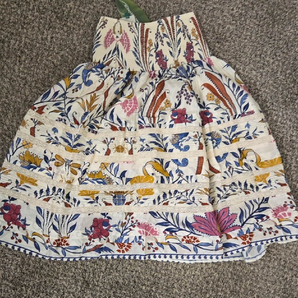 Floral skirt with Multicolor Design